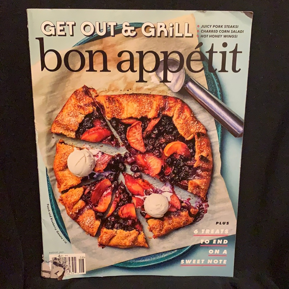 Free with purchase! Bon Appetit magazine August 2021